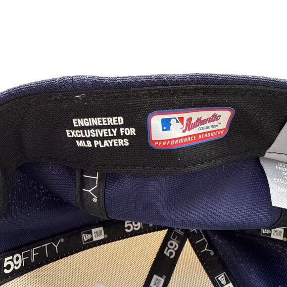 New Era Washington Nationals 59FIFTY Fitted Cap Size 7 1/8 Red White & Blue - Picture 7 of 10